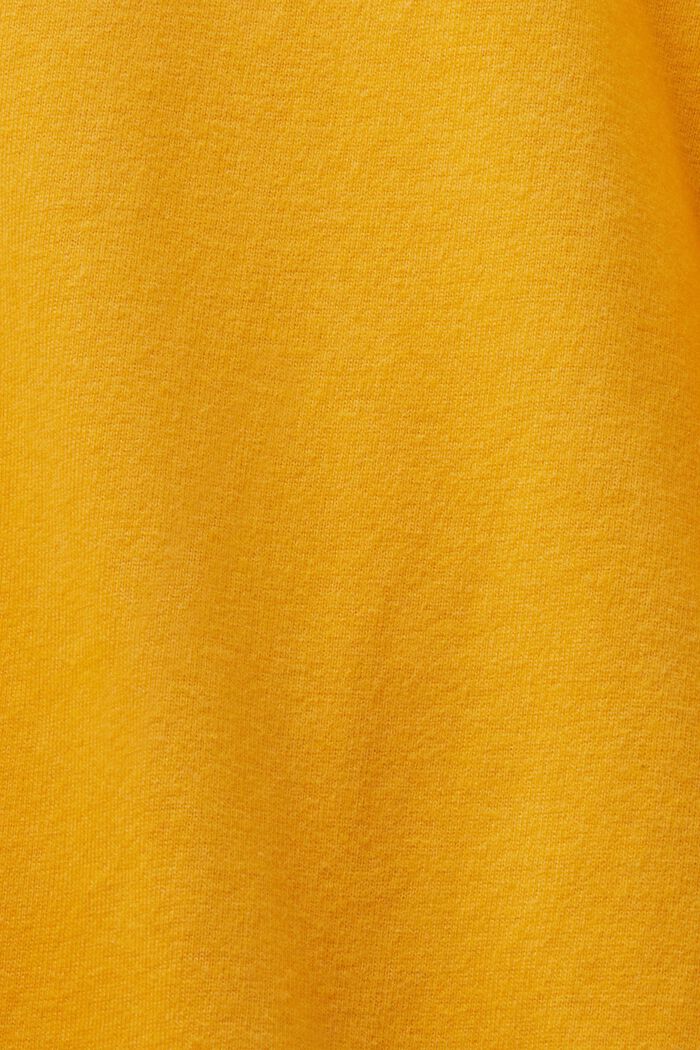 Långärmad T-shirt med rund ringning, GOLDEN ORANGE, detail image number 6