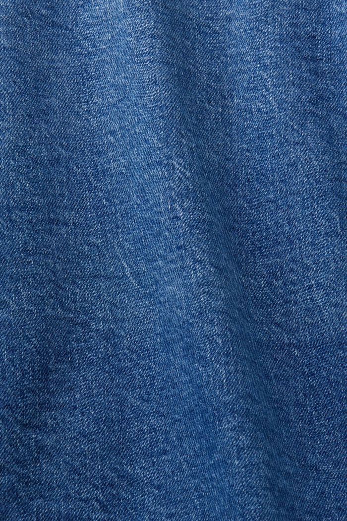 Jeansjacka med smal passform, BLUE MEDIUM WASHED, detail image number 5