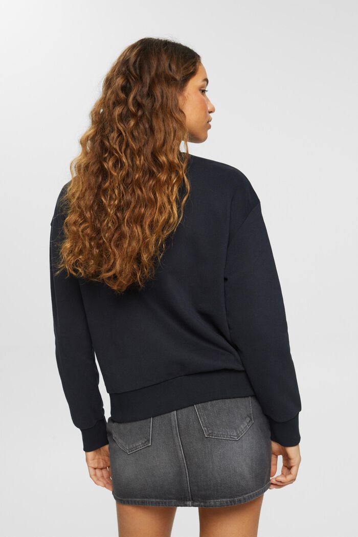 Sweatshirt med ledig passform, BLACK, detail image number 3