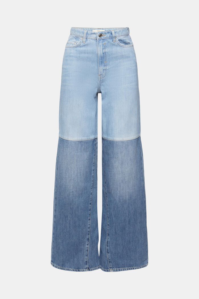 Jeans i blandad denim