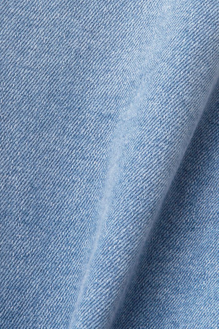Jeansshorts med ledig smal passform, BLUE MEDIUM WASHED, detail image number 6
