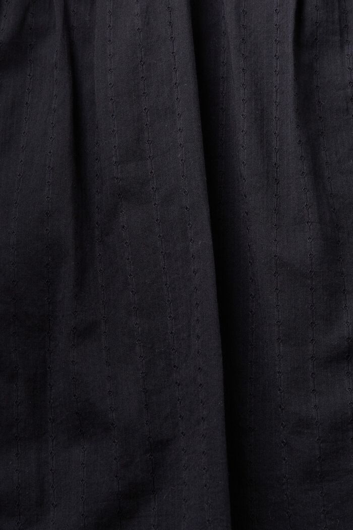 Blus med vågig spets, BLACK, detail image number 6