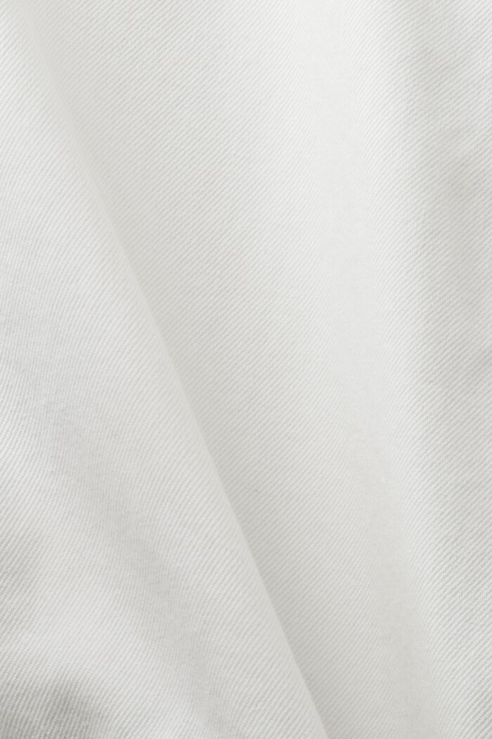 Skjortjacka i ekologisk bomull, OFF WHITE, detail image number 6