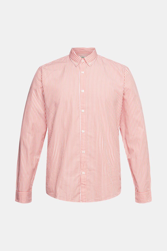 Skjorta med button-downkrage och randmönster