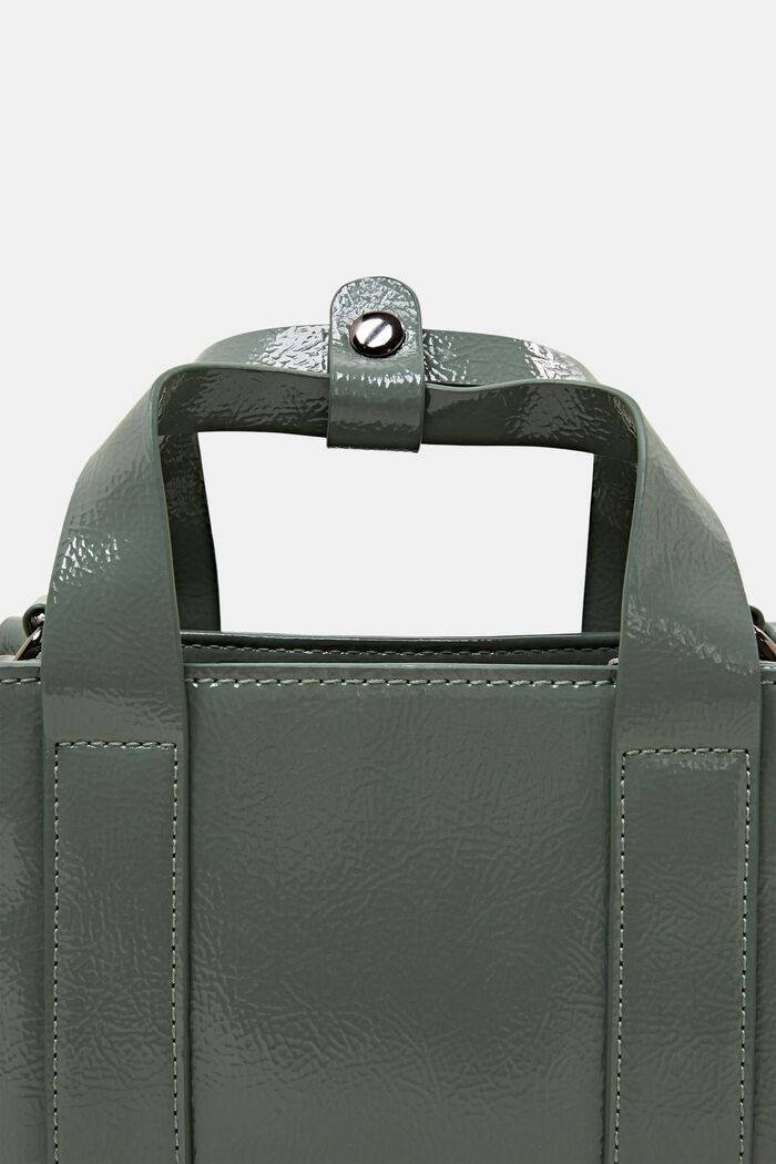 Handväska med avtagbar axelrem, DUSTY GREEN, detail image number 1
