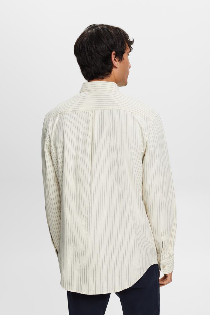 Kritstrecksrandig skjorta i twill, 100% bomull, ICE, detail image number 3