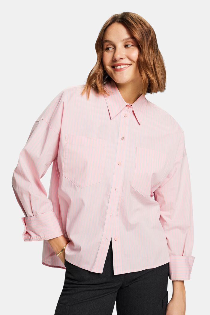Randig button down-skjorta, PINK/LIGHT BLUE, detail image number 3