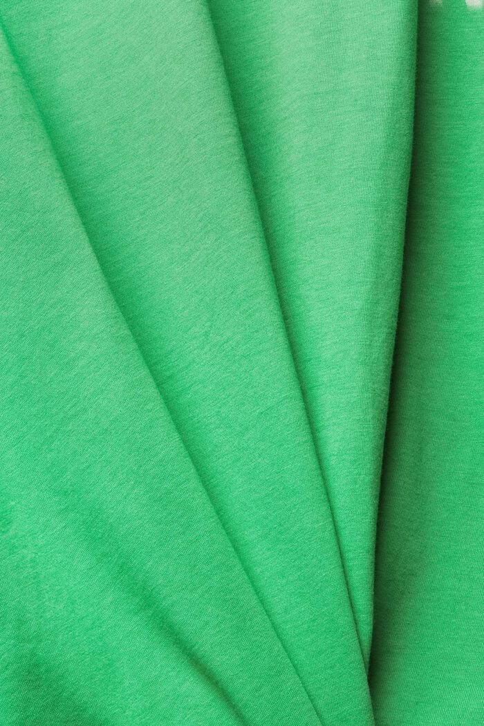 T-shirt i jersey med tryck, GREEN, detail image number 4