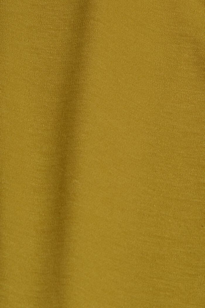 Av TENCEL™: jerseyklänning med ringning bak, OLIVE, detail image number 4