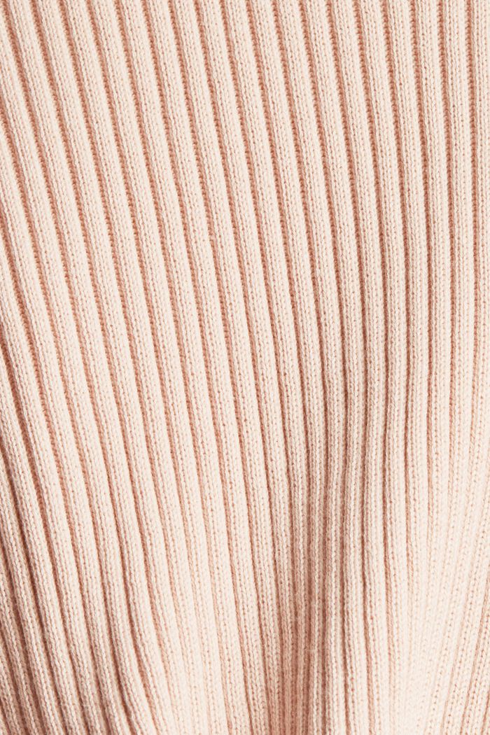 Tröja i 100% bomull, DUSTY NUDE, detail image number 4