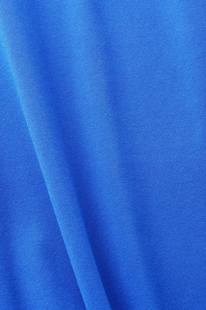 Stickad miniklänning i tech-tyg, BLUE, detail image number 5