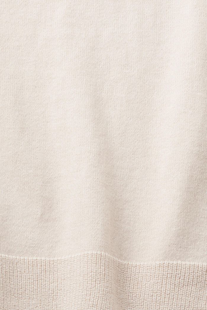 Kortärmad stickad tröja, PASTEL PINK, detail image number 5