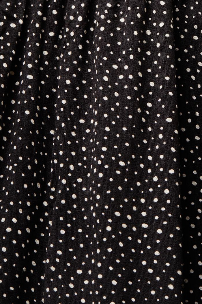 Mönstrad klänning, LENZING™ECOVERO™, BLACK, detail image number 4