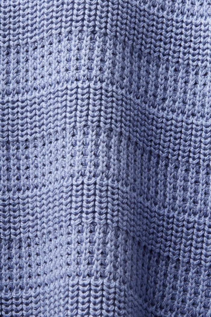 Strukturerad tröja med rund ringning, BLUE LAVENDER, detail image number 5