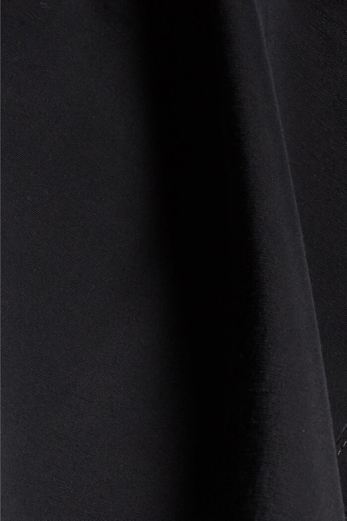 Blusklänning med LENZING™ ECOVERO™, BLACK, detail image number 4