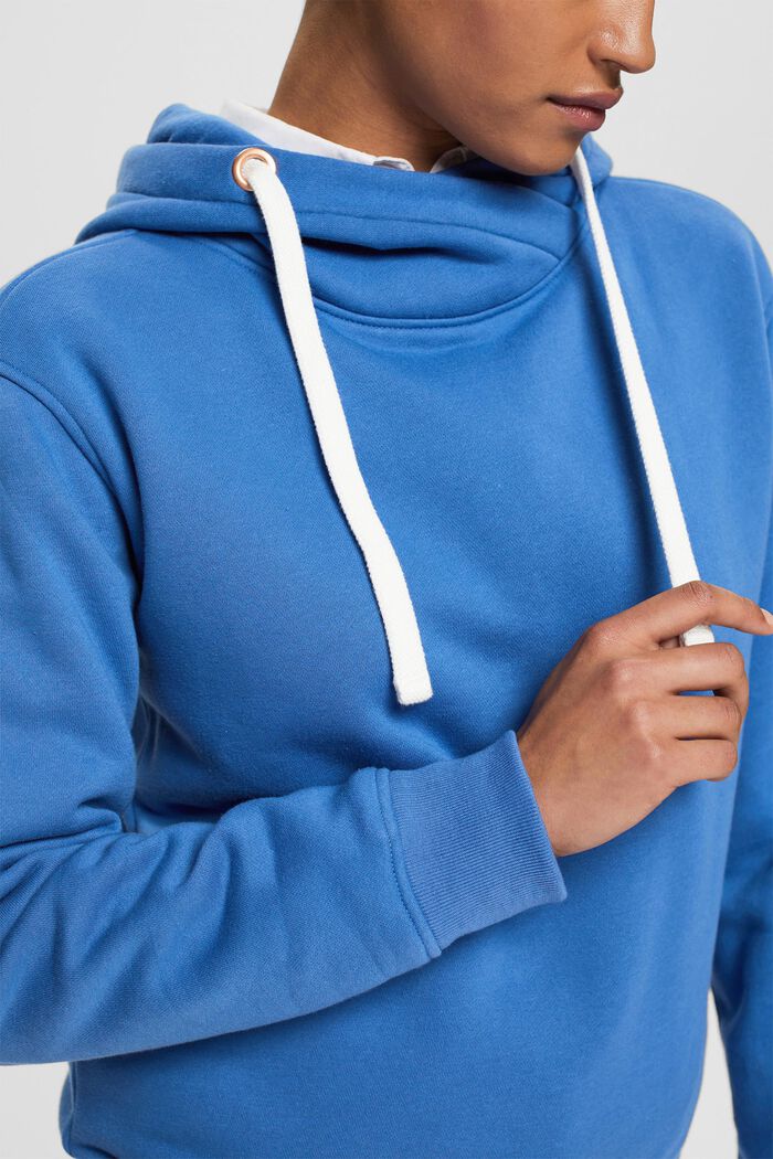 sweatshirt med huva, BLUE, detail image number 3