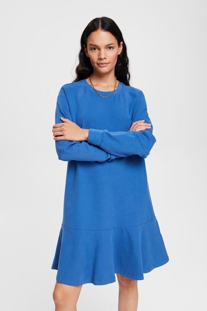 Sweatshirtklänning, BLUE, detail image number 1