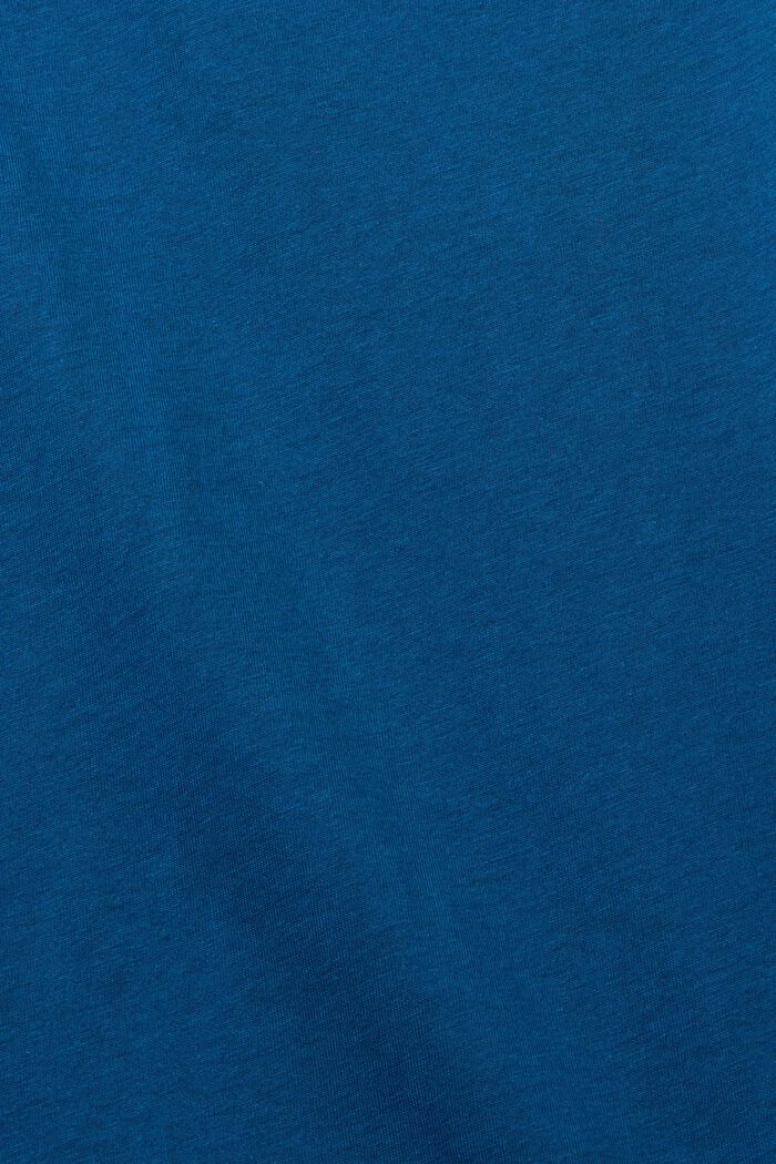 Långärmad T-shirt, PETROL BLUE, detail image number 1