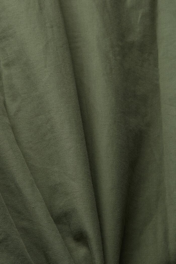 I linnemix: Oversize-skjorta, GREEN, detail image number 4