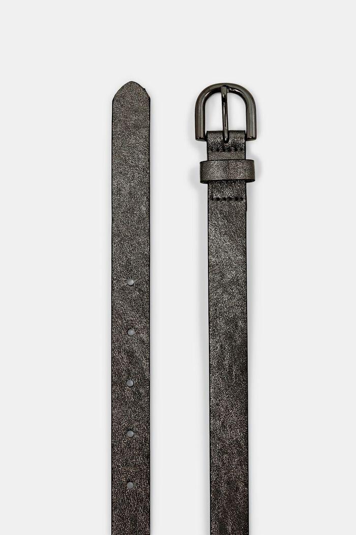 Belts non-leather, GUNMETAL, detail image number 1