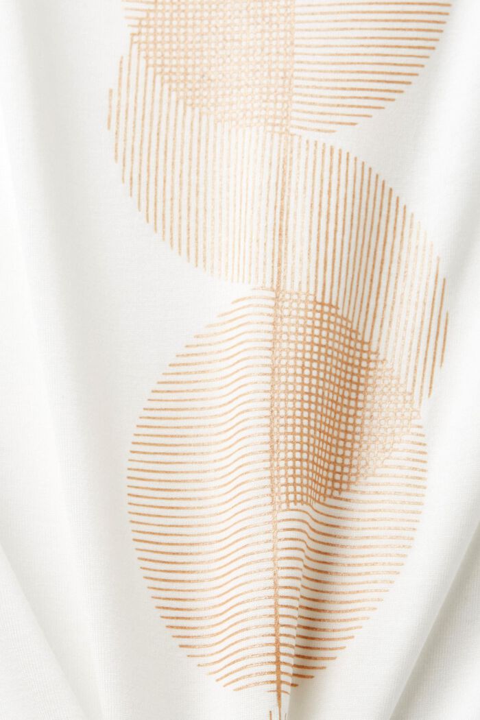 T-shirt med tryck fram, LENZING™ ECOVERO™, OFF WHITE, detail image number 5