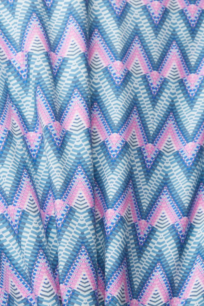 Tunika med mönster, LENZING™ ECOVERO™, BRIGHT BLUE, detail image number 6