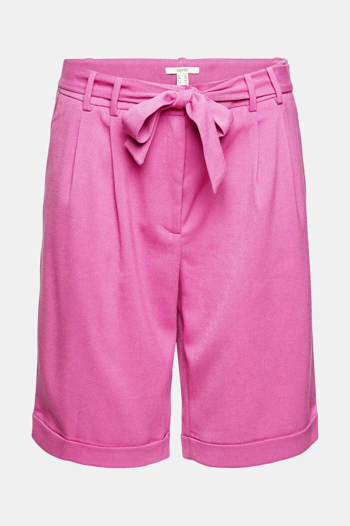 Woven Shorts, PINK FUCHSIA, detail image number 7
