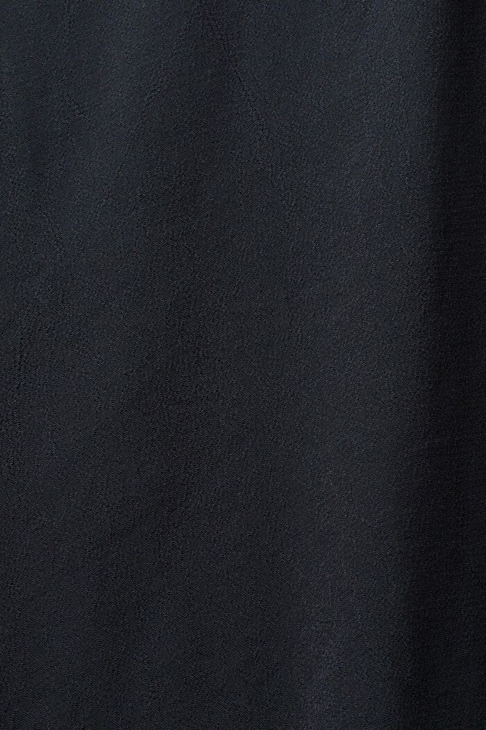 V-ringad blus i basmodell, BLACK, detail image number 5