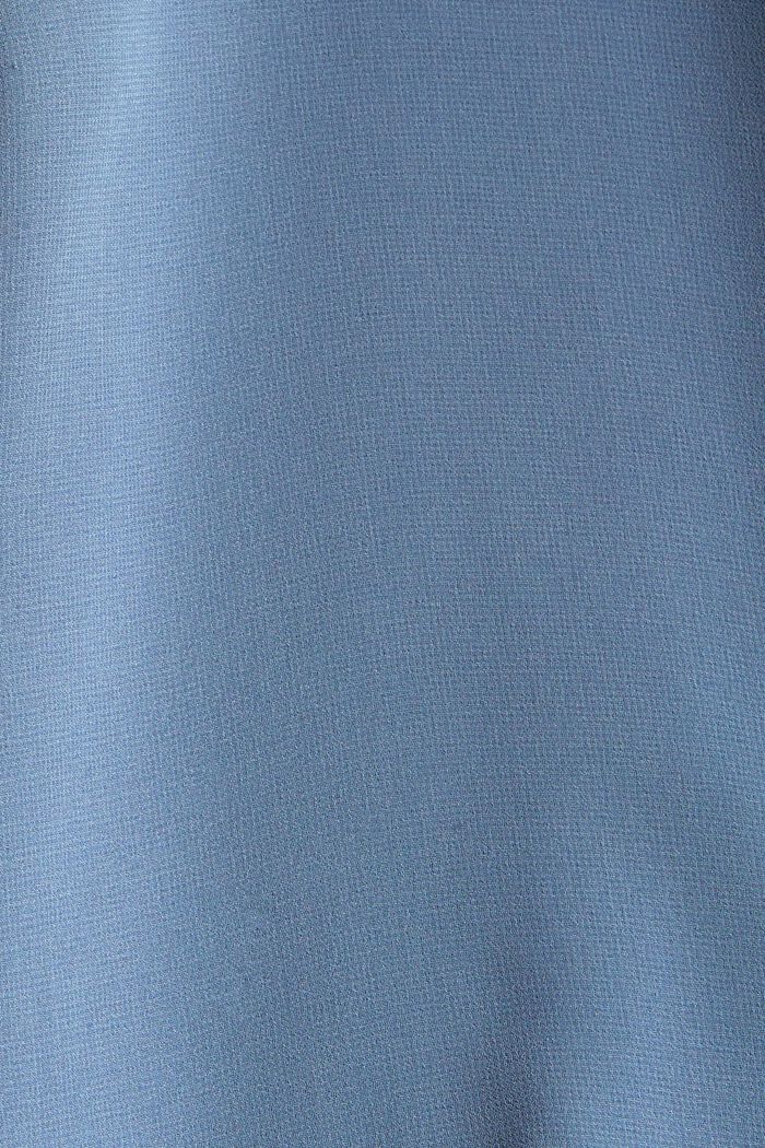Återvunnet material: midikjol av crêpe, GREY BLUE, detail image number 4