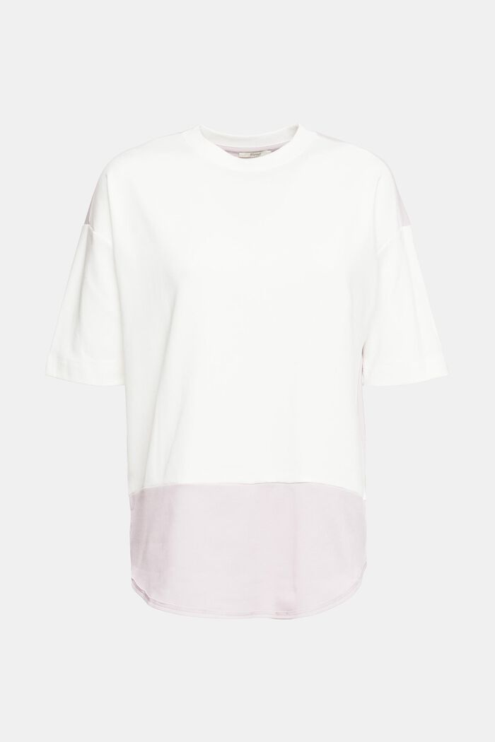 Tvåfärgad T-shirt, OFF WHITE, detail image number 5