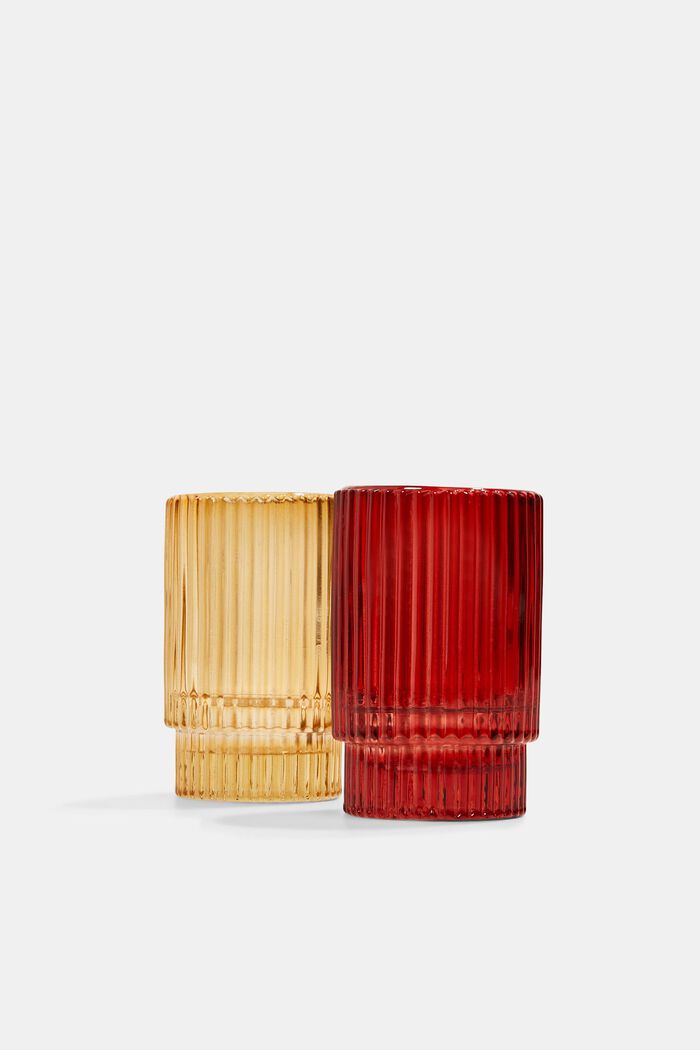 Färgade ljusglas i 2-pack, RED, detail image number 0