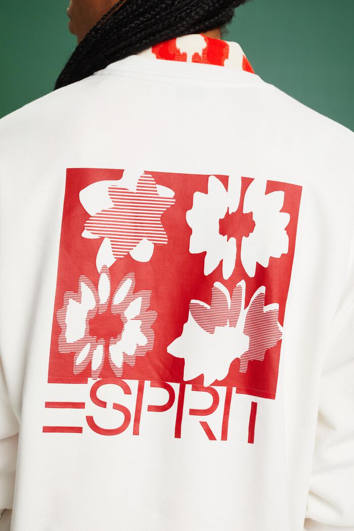 Oversize-sweatshirt med mönster, ICE, detail image number 4