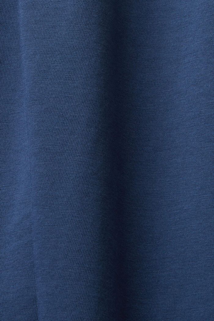 Grafisk T-shirt i bomullsjersey, GREY BLUE, detail image number 6