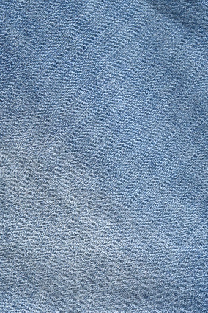 Jeansshorts med medelhög midja, BLUE LIGHT WASHED, detail image number 5