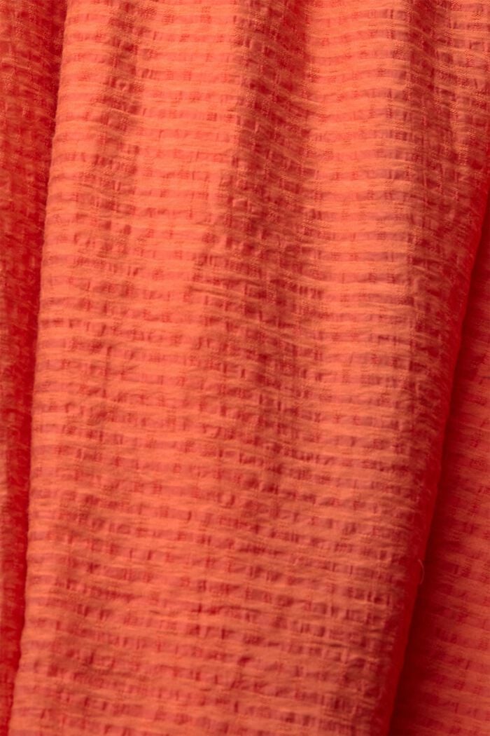 Midiklänning i omlottlook, LENZING™ ECOVERO™, CORAL ORANGE, detail image number 4