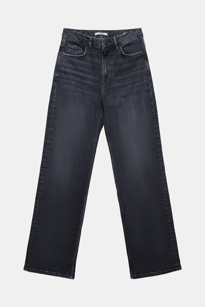 Ankellånga 80-tals jeans med rak passform