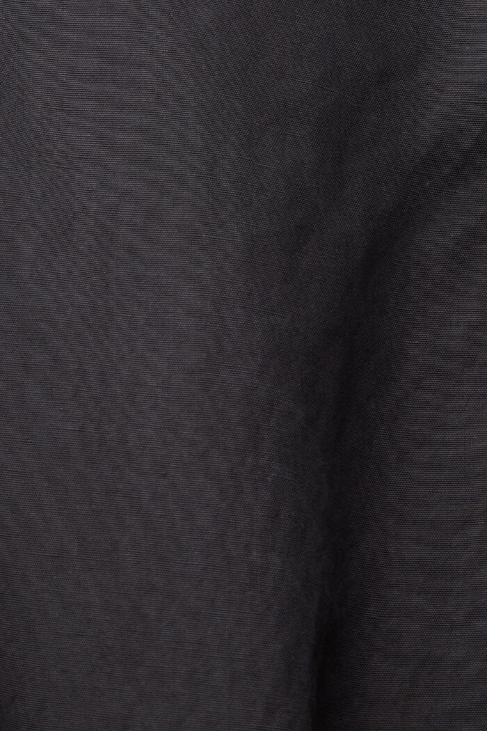 Med linne: Byxa med knappgylf, ANTHRACITE, detail image number 4