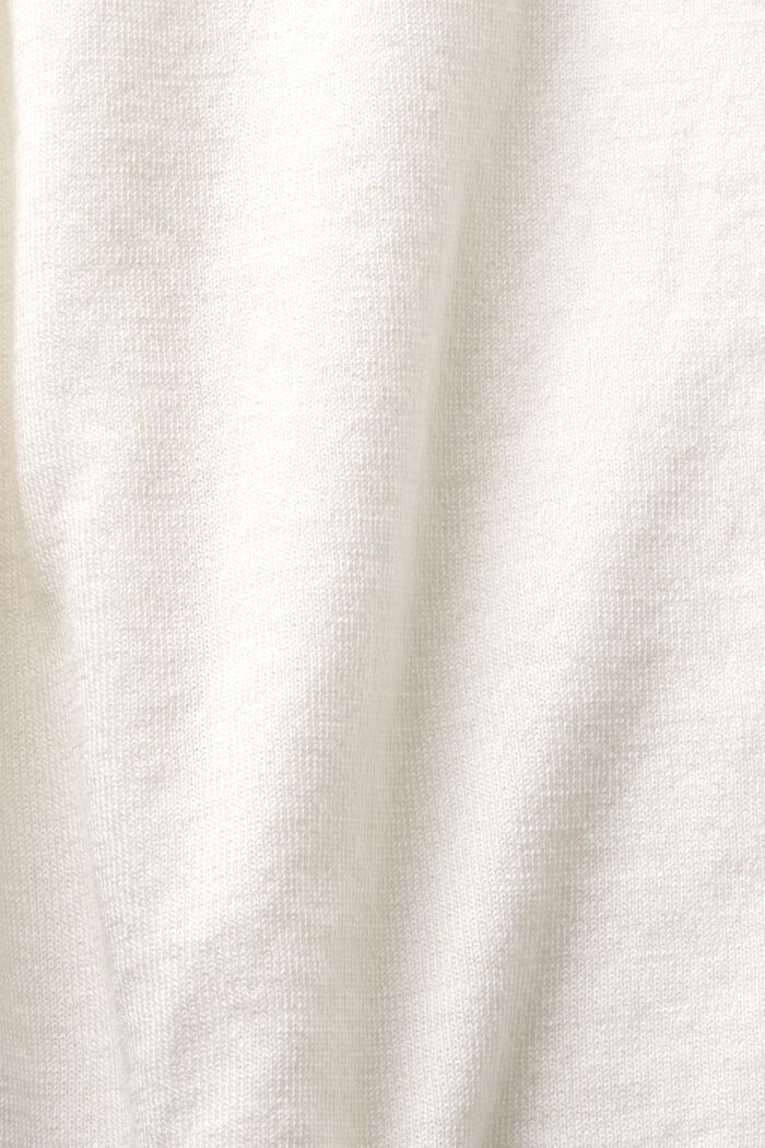 Tvåfärgad kortärmad tröja, OFF WHITE, detail image number 5