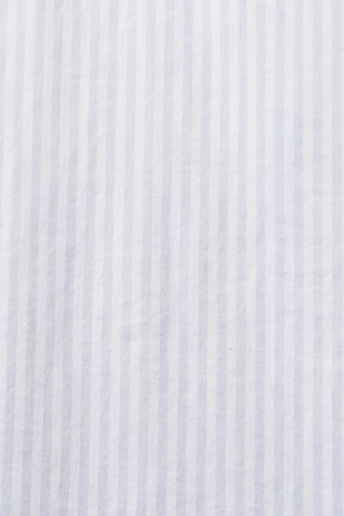 Randig skjorta i bomullspoplin, PASTEL BLUE, detail image number 4