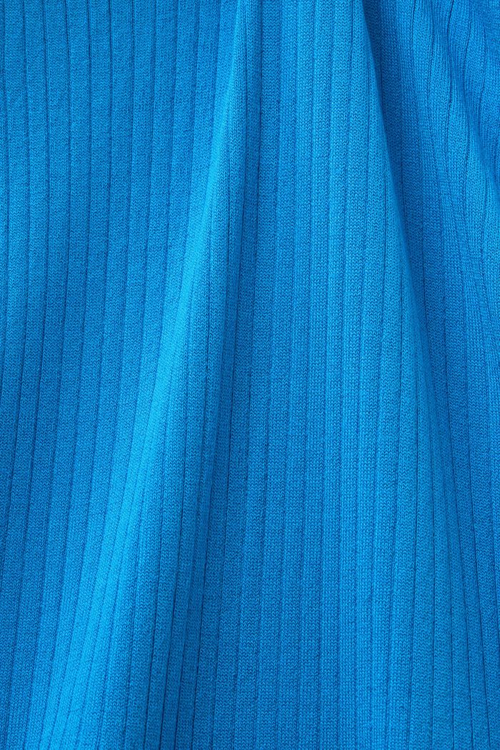 Stickad miniklänning, BLUE, detail image number 5