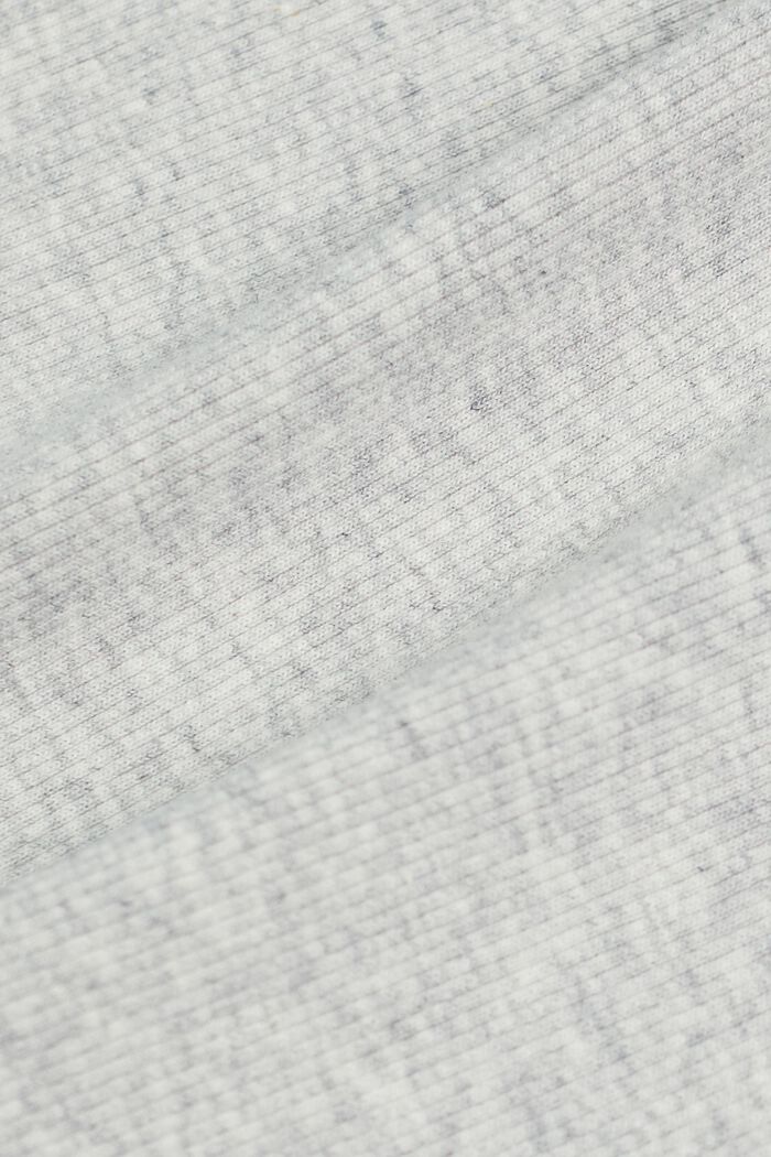 Ribbat linne i ekologisk bomull, LIGHT GREY, detail image number 5
