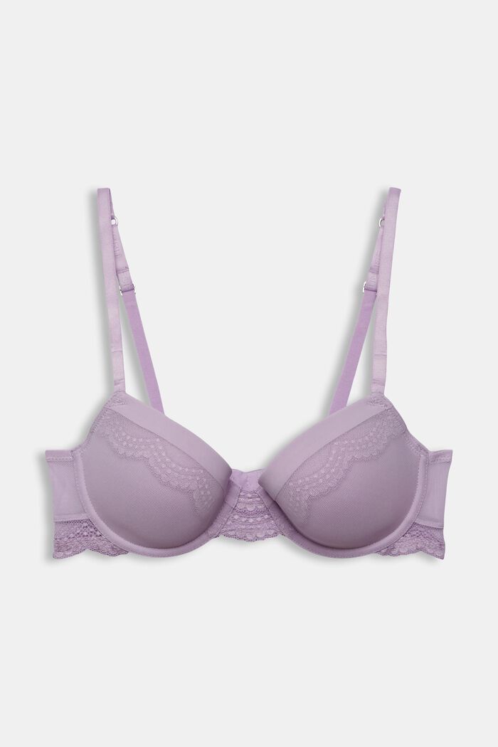 Bras with wire, VIOLET, detail image number 4