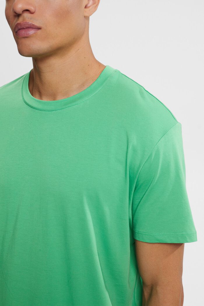 T-shirt i jersey, 100% bomull, GREEN, detail image number 3