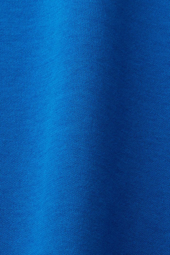 Klassisk sweatshirt, bomullsblandning, BRIGHT BLUE, detail image number 5