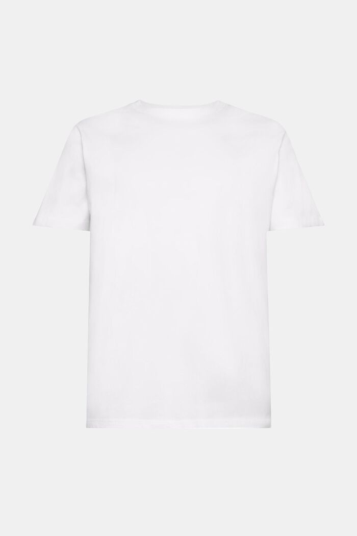 Rundringad T-shirt i jersey, WHITE, detail image number 6