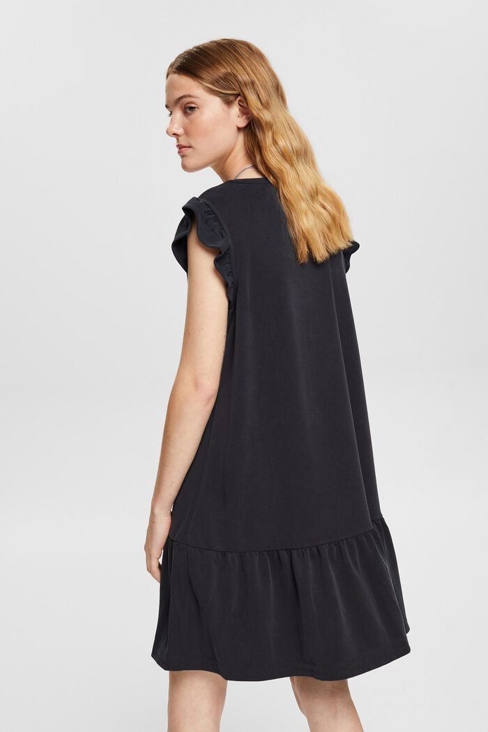 Jerseyklänning med TENCEL ™, BLACK, detail image number 3
