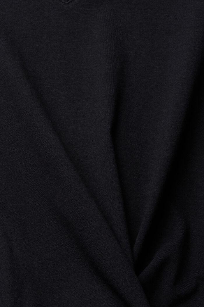T-shirt i 2-pack av ekobomullsmix, BLACK, detail image number 5