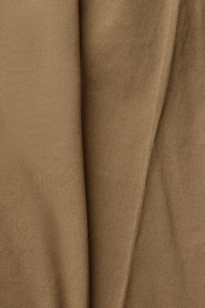Stretch-chinos i bomull, BEIGE, detail image number 1
