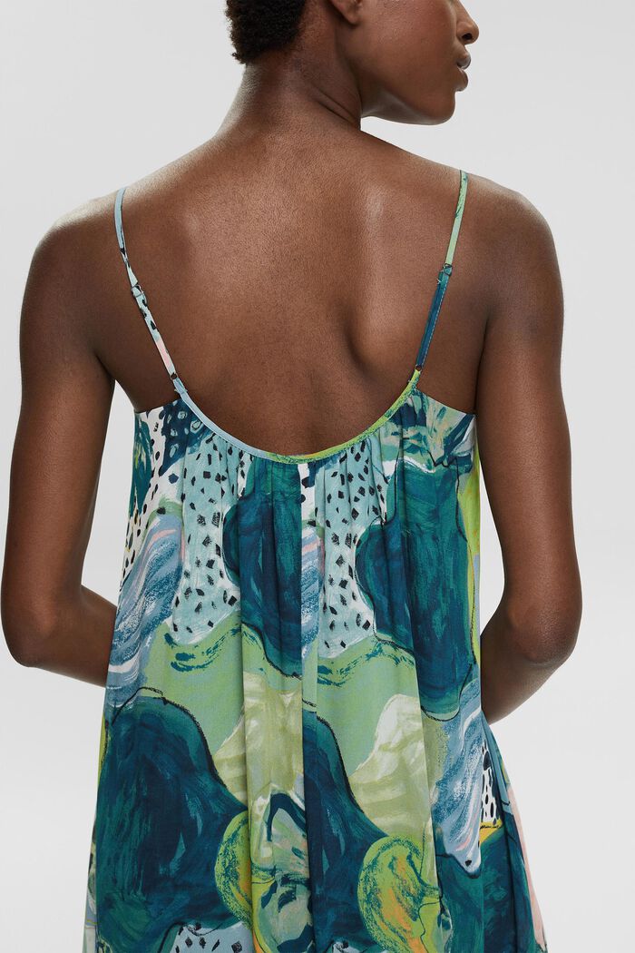 Maxiklänning med mönster, PASTEL GREEN, detail image number 2