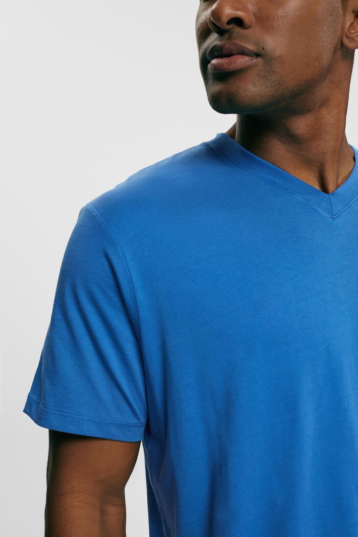 T-shirt i jersey, 100% bomull, BLUE, detail image number 0